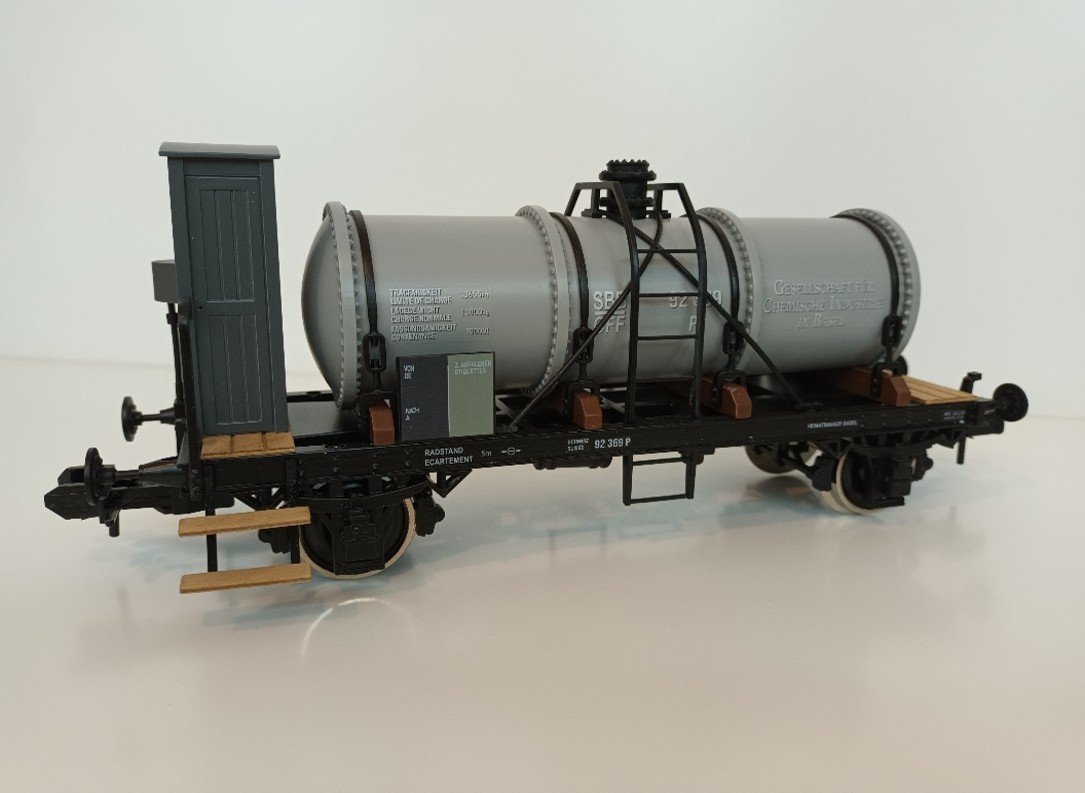 Wagon citerne pour transport de produit chimique
