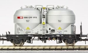 Wagon silo CFF transport de pulvérulent