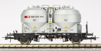 Wagon silo CFF transport de pulvérulent
